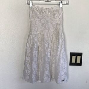 Hollister White Lace Mini Dress
